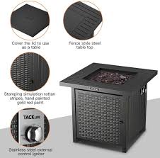 If the igniter does not click, it is not aligned correctly with the gray rocker switch. Tacklife Propane Fire Pit Outdoor Companion 28 Inch 50 000 Btu Auto Ig Tacklife Tools