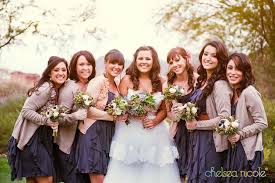 Cute For Fall Wedding Love The Cardigans Bridesmaid Winter Wedding Wedding