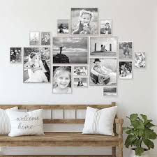 Als brillanter druck auf edlem fotoboard. 17er Set Alu Bilderrahmen Modern Silber Aluminium Rahmen Photolini Bilderrahmen Fotowande Poster Und Geschenke