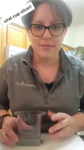 Viral Product coming in HOTTT! The Cup Slicer has been a top seller. We  sold out of 6 months of inventory in less than 2 weeks. Perfect for slicing  soft foods quickly and evenly...better yet, safe for ...