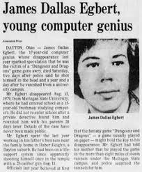James Dallas Egbert III (1962-1980)