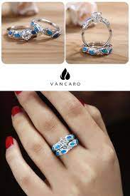 Vancaro Opal Ring Set Opal Wedding Set Opal Rings Jewelry