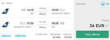 Notre service est gratuit ! Zboruri IaÈi Cluj Napoca Cu Tarom Din Iunie 2018 T2t Ro