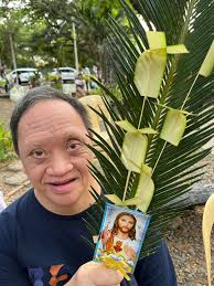 Attending mass with autistic son at historic church