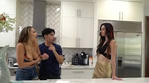 Horny and busty MILF seduces boy behind stepdaughters back - HD Porn Tube