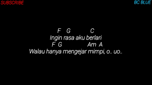 F g c ingin rasa aku berlari f g am a walau hanya mengejar mimpi. Chord Mengejar Mimpi Yovie And Nuno Youtube