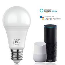 E27 7w Rgb Multi Color Bluetooth App Controller Led Light Bulb Kit Smart Voice Control Bulb Work With Alexa Google Assistant E27 7w Rgb Multi Color Bluetooth App Controller Led Light Bulb Kit Smart