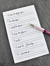 The Vow Valentine S Date Idea Basket Giveaway Writing Vows Wedding Vows Template Writing Your Own Vows