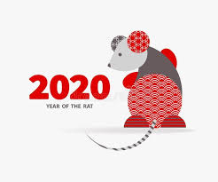 2020 Year Of The Rat Rat Is A Symbol Of The 2020 Chinese New Year Holiday Vect Spon Chine Year Of The Rat Chinese New Year Wallpaper Lunar New Year 2020