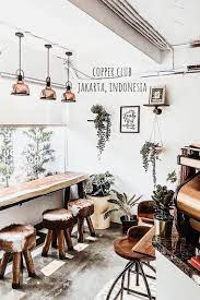 Copper Club Specialty Coffee In Jakarta Indonesia Cafe Decor Coffee Shops Interior Coffee Restaurants