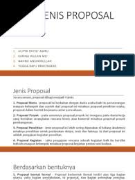 Check spelling or type a new query. Jenis Jenis Proposal Pdf