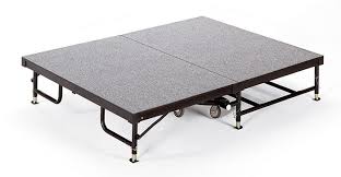 Alpharoll Stage Riser Portable Stage Riser Compact Storage