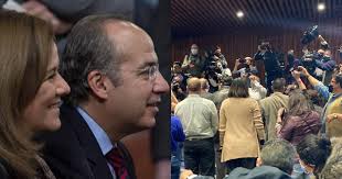 Felipe Calderón y Margarita Zavala se suben a protestas de periodistas