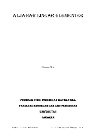We did not find results for: Pdf Aljabar Linear Elementer Kurniawan Lestari Academia Edu