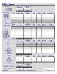 This template consists of 13 pages. Monthly Bill Organizer Excel Xls Spreadsheet Download