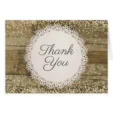 Rustic Thank You Card Woodgrain Doily Silver Gray Card Diy Cyo Customize Create Your Own Personalize Thank You Cards Cards Anniversary Gift Diy