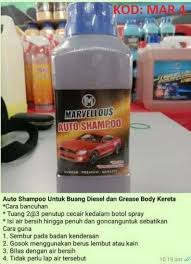 Proses ini merupakan salah jangan menunda begitu terasa ingin buang air. Ready Stock Kereta Beminyak Dengan Tar Grease Hot Marvellous Auto Shampoo Terbaik Cuci Basuh Kereta Shopee Malaysia