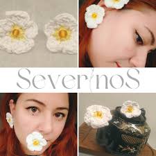 Crochet Flower Earrings