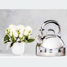 Stovetop & plungers (23) sweet (12) table accessories (38) tea pots (6) timers, thermometers & scales (15). Essteele Stovetop Stainless Steel Kettle 1 9l Living Giving