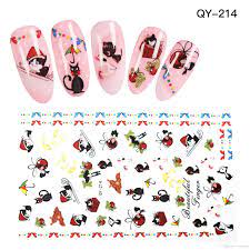 21 Luxury Nail Art Cartoon High Quality Cute Cartoon Cat Nail Art Stickers Decals Nail Design Sticke Nail Art Pictures Nail Art Supplies Remove Acrylic Nails