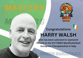 Massive congratulations to our very own Harry Walsh who has been selected  to represent Ireland in the O60s European Basketball Championships this  summer in Italy. Buona fortuna Harry!!! 👏👏👏 More info here: