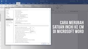 Untuk hasil perpuluhan yang tulen sila pilih 'perpuluhan' daripada hasil pilihan di atas. Cara Merubah Satuan Inchi Ke Cm Di Microsoft Word Tutorial Word