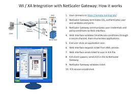 Under the menu, go to desktops or apps, click on details next to your choice and then select add to favorites. Wi Xa Integration With Netscaler Gateway How It Works Ppt Download