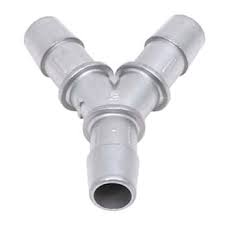 Eldon James Hose Barb Fittings, Y Union, Stainless Steel