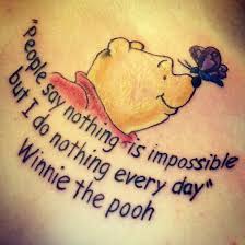 Winnie The Pooh Tattoo Quotes Tattoos Winnie The Pooh