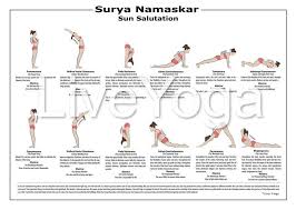 Set Of 2 Posters A2 Printable Yoga Poster And A2 Surya Namaskar Sun Salutation Educational Poster Sanskrit With English Translation Yoga Poster Surya Namaskar Yoga Asanas
