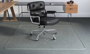 Pvc home office rolling chair mat for protector carpet wood floor under desk pad. Glass Office Chair Mats Best Premium Floor Mat Vitrazza