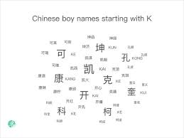 Hindu names for boys starting with k ; Chinese Boy Names Starting With K Chinesenametools
