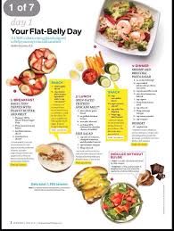 A 7 Day Flat Belly Meal Plan Flat Belly Foods Healthy Meal Plans Flat Belly Diet