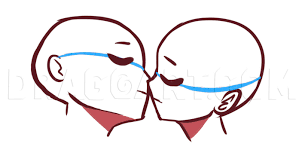 They may use hugging or kissing in expressing their love for each other. How To Draw Anime Couples Step By Step Drawing Guide By Puzzlepieces Dragoart Com