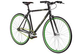 Fixie 28 Zoll Singlespeed Retro Fahrrad In Schwarz Grun 28 Fitnessbike Fixed Gear Rennrad Bike Flip Flop Nabe 52 Cm Rahmen Retro Fahrrad Fitnessbike Rennrad