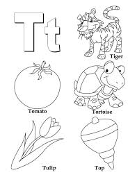 Words Of T Alphabet Coloring Page Alphabet Coloring Pages Letter A Coloring Pages Coloring Letters