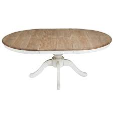 table a manger ronde extensible 6 a 8 personnes l140 190 maisons du monde esstisch rund holz kuchentisch rund esstisch stuhle