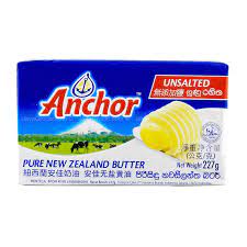 Anchor unsalted block butter 250g. Anchor Unsalted Pure New Zealand Butter 227g Pack Sold Per Pack Horeca Suppliers Supplybunny