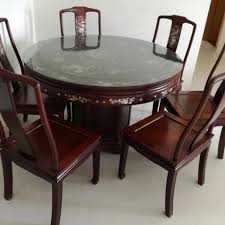 Rosewood dining table chairs furniture set for 1:12th dollhouse accessories. 6 Seater Rosewood Dining Table And Chairs Set With Pearl Details Furniture Home Living Furniture Tables Sets On Carousell
