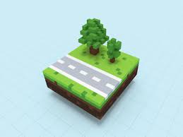 Clear selection delete selected voxels. Voxel 3d Environment Designs Themes Templates And Downloadable Graphic Elements On Dribbble