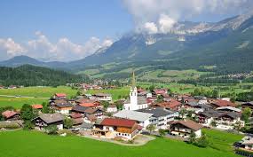Ellmau In Tyrol Austria The Famous Village Of Ellmau Am Wilden Kaiser Tirol Aus Aff Austria Famous Ellmau T Tyrol Austria Scenic Tours Travel Tours