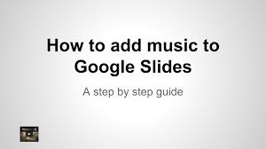 We did not find results for: How To Add Music To Your Google Slides Presentation Pcworld