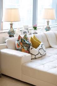 Caitlin Wilson S Home Tour White Leather Couch Home Living Room Home Decor