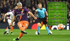 Agüero had put city ahead in tie; Man City Player Ratings Vs Tottenham Aguero Misses Penalty Duo Flop With 3s Who Got 7s Football Sport Express Co Uk