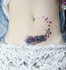 Get used with seeing flowers as side and lower stomach tattoos on women. Mandala Classy Stomach Tattoos Womens Novocom Top