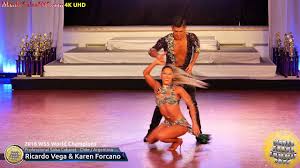 How many steps to learn to dance salsa are necessary to dance to an entire song? Wss16 Professional Salsa Cabaret World Champions Ricardo Vega Karen Forcano Youtube