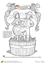 Plusieurs applications ont été développées pour permettre aux enfants de colorier en ligne sur le site. Dessin A Colorier Un Automne De Reve Les Vendanges