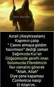 Bu yuzdendir ki gorevi ruhlari almaktir. Hadis Ve Dua Azrail A S Neden Olum Melegi Oldu Hepimiz Biliyoruz Ki Ilk Insan Olan Adem Aleyhisselam Topraktan Yaratilmistir Adem Babamiz Yaratilmadan Once Hz Allah C C Cebrail Aleyhisselam I Gondererek Dunyadan