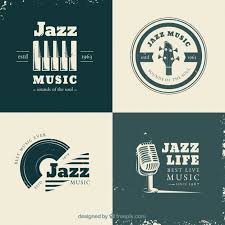 Download Jazz Logo Collection With Vintage Style For Free In 2020 Music Logo Design Music Festival Logos Jazz