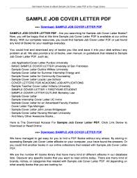 Humanities and social sciences letters may extend up to two pages. Fillable Online Sample Job Cover Letter Sample Job Cover Letter Fax Email Print Pdffiller